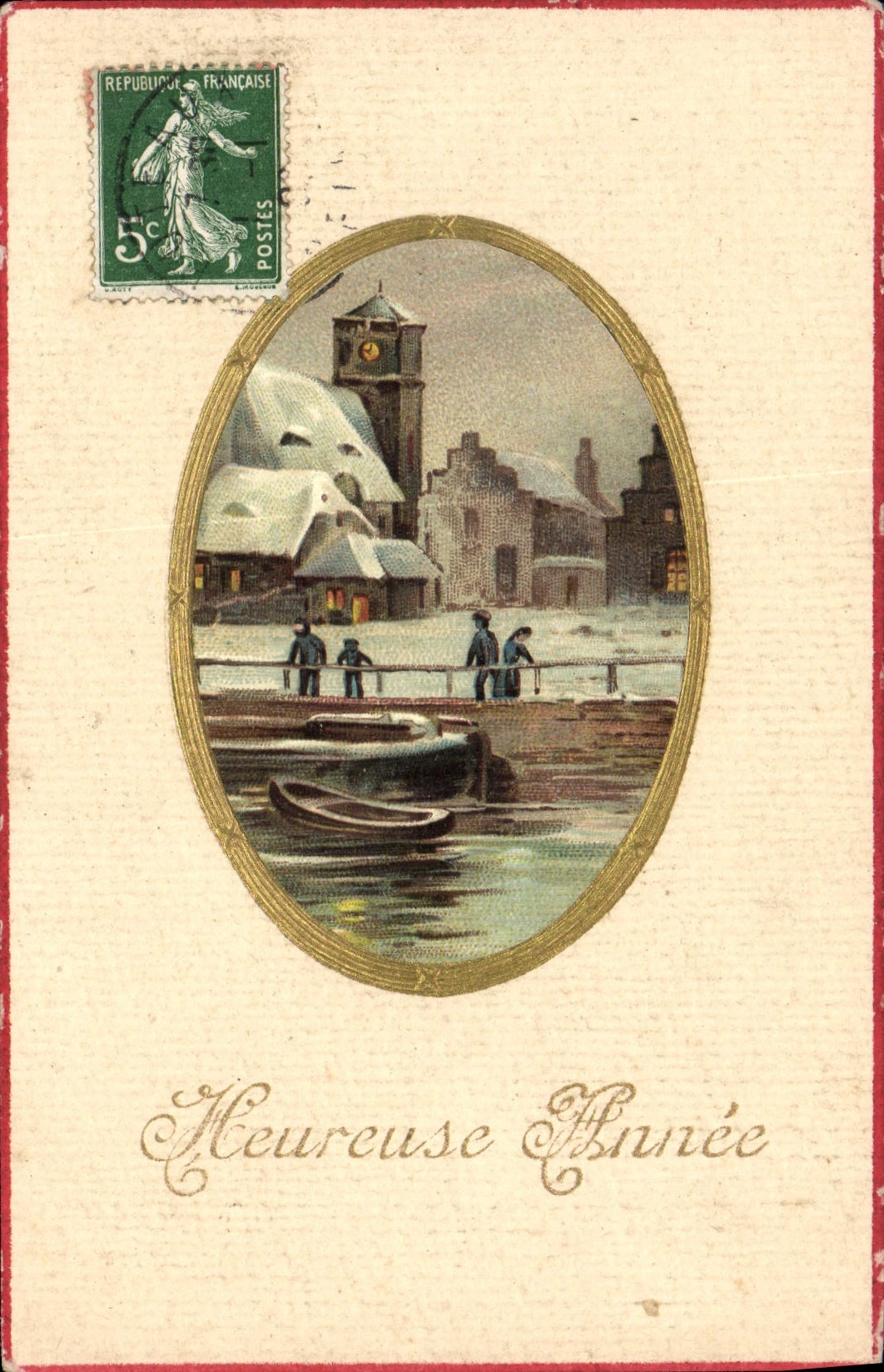 CPA Fantaisie Bonne annee 