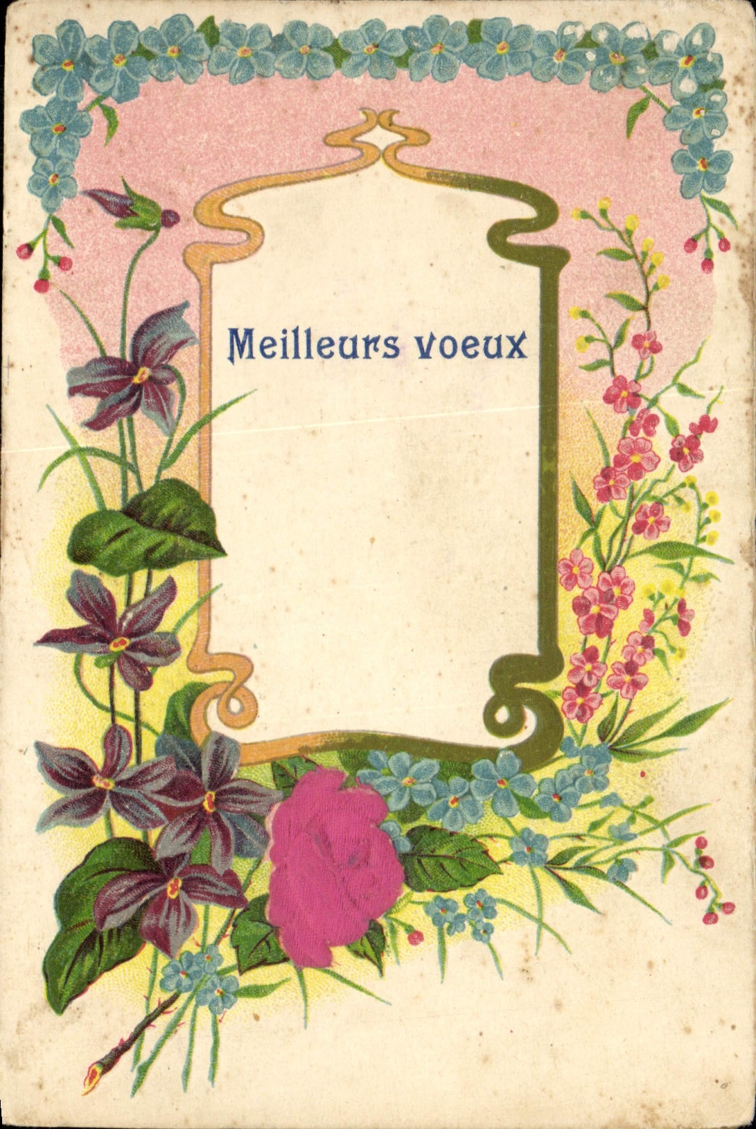 CPA Fantaisie Fleurs 