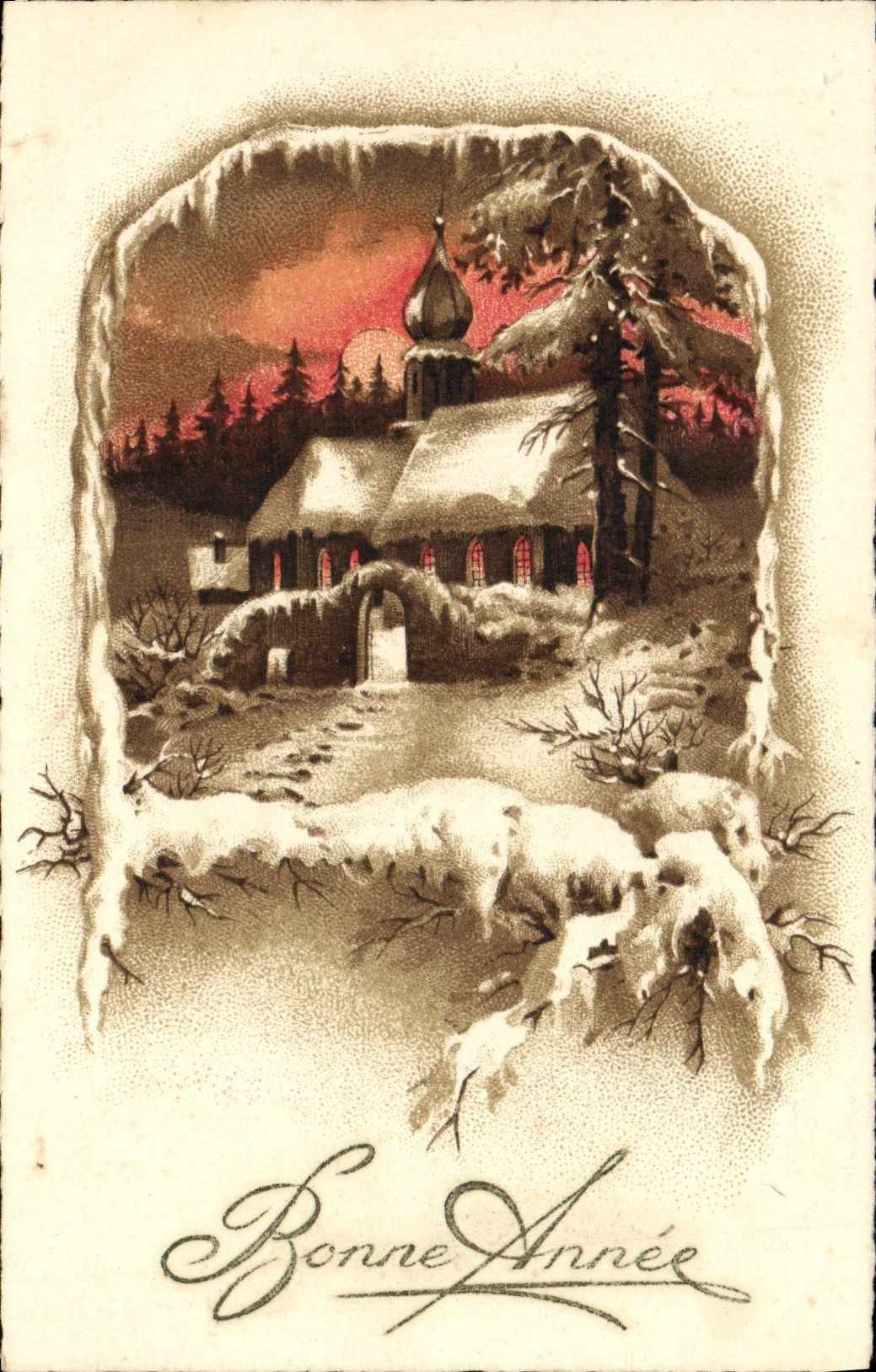 CPA Fantaisie Bonne annee 