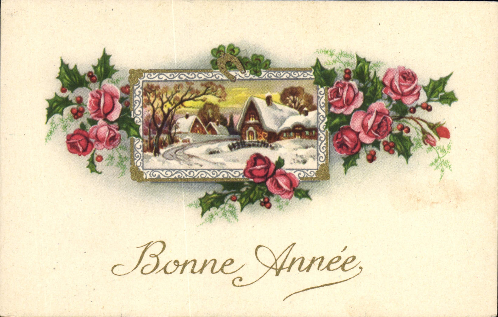 CPA Fantaisie Bonne annee