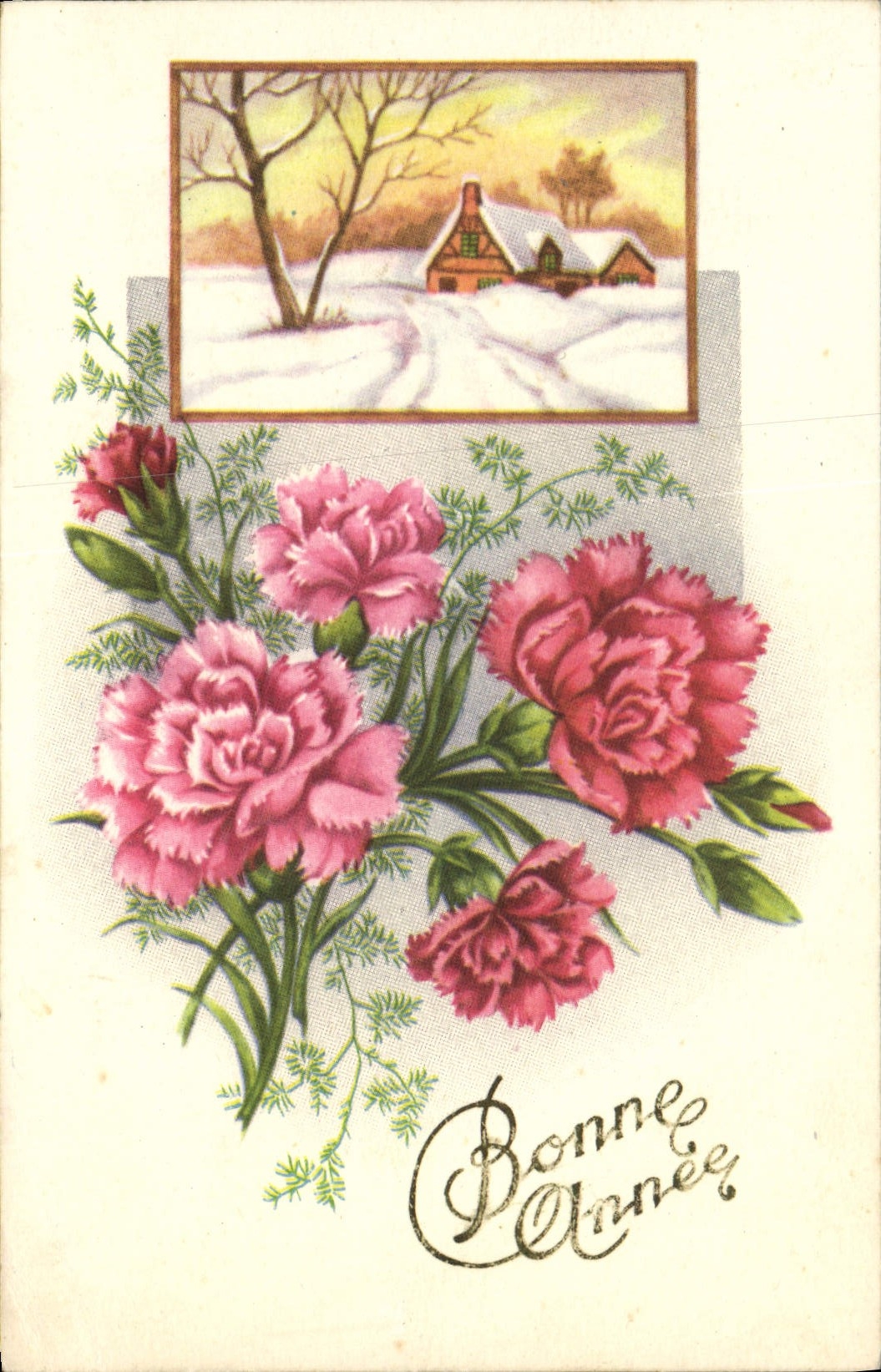 CPA Fantaisie Fleurs 