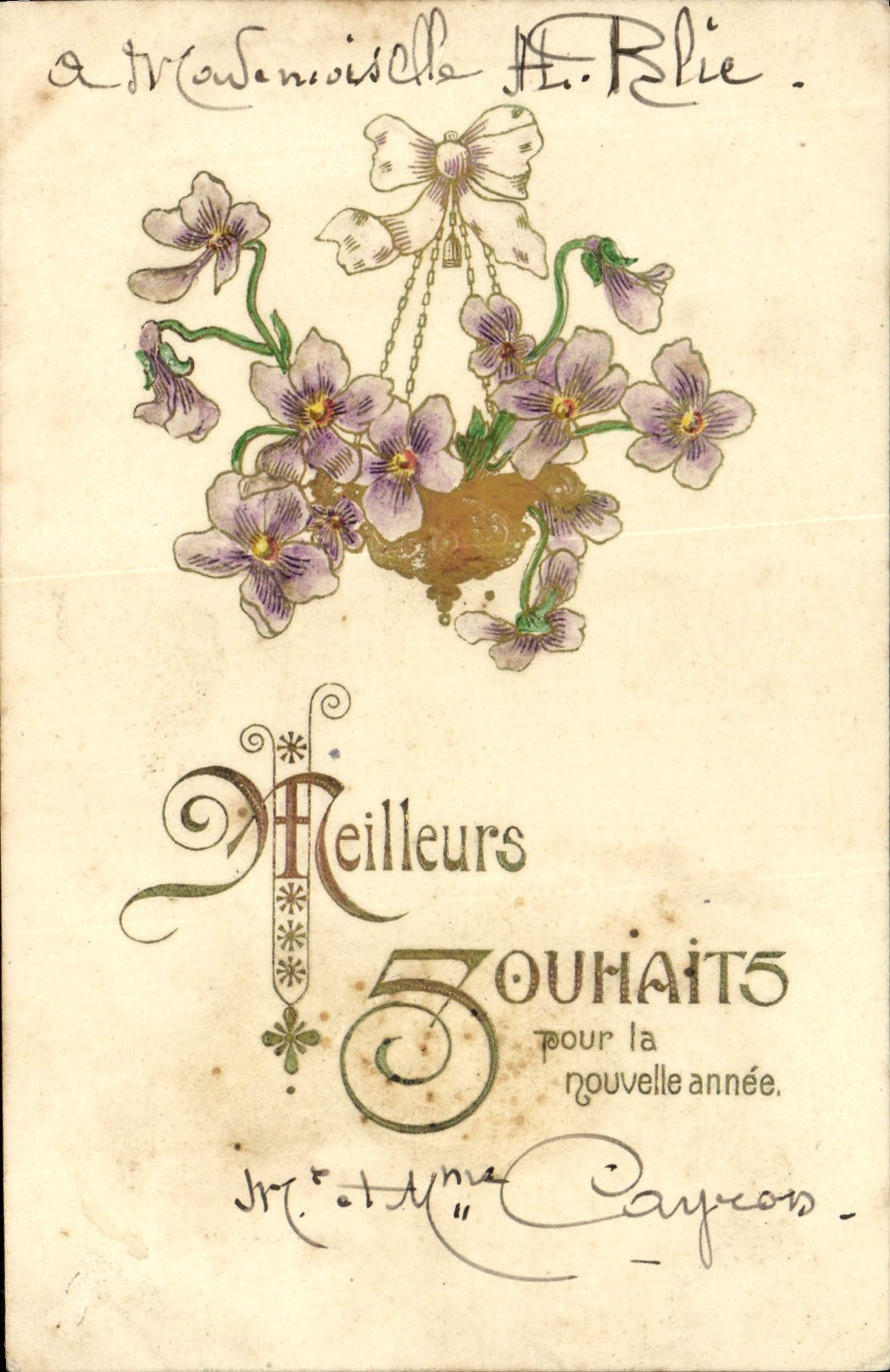 CPA Fantaisie Fleurs 