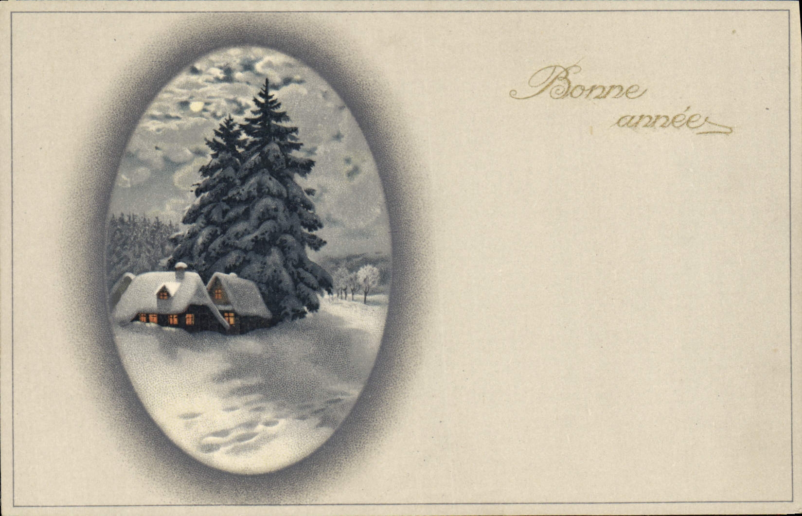 CPA Fantaisie Bonne annee