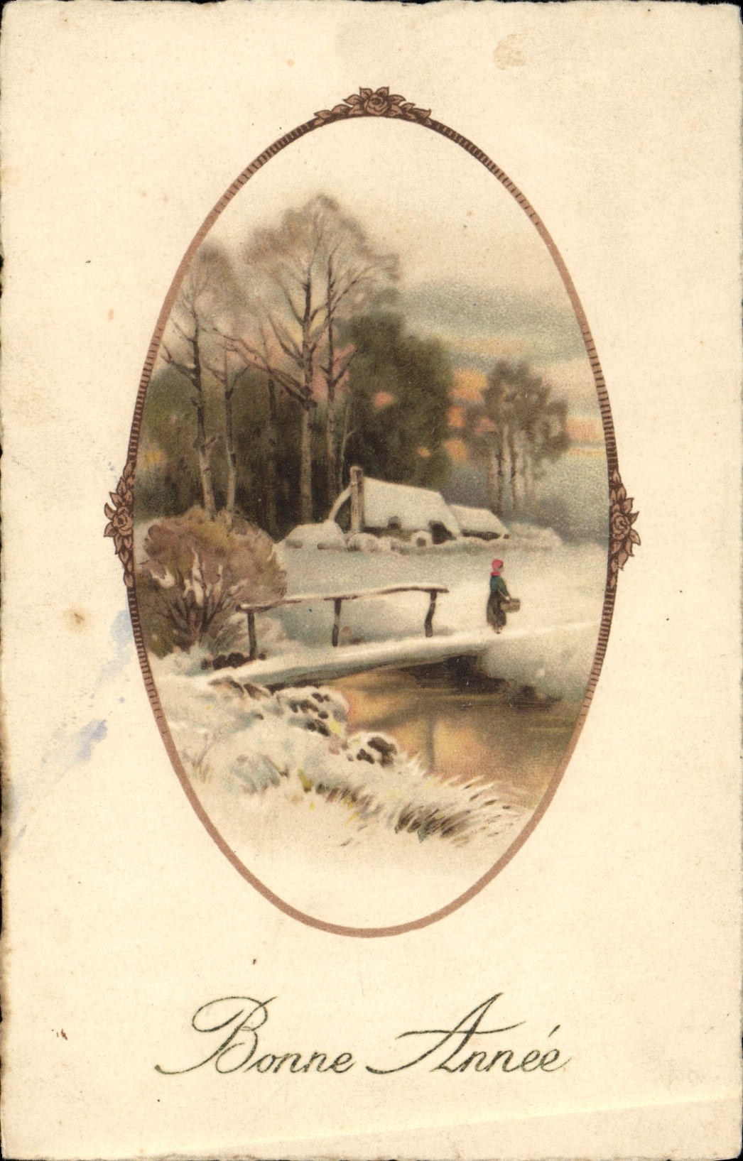 CPA Fantaisie Bonne annee