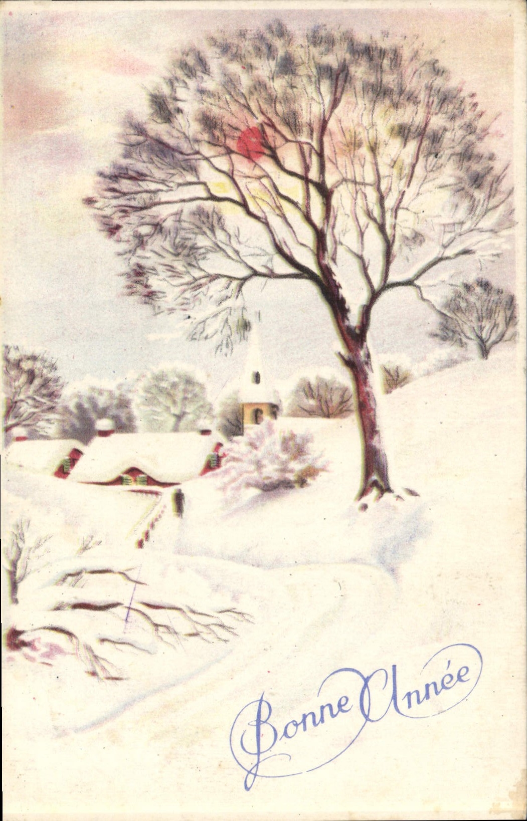 CPA Fantaisie Bonne annee