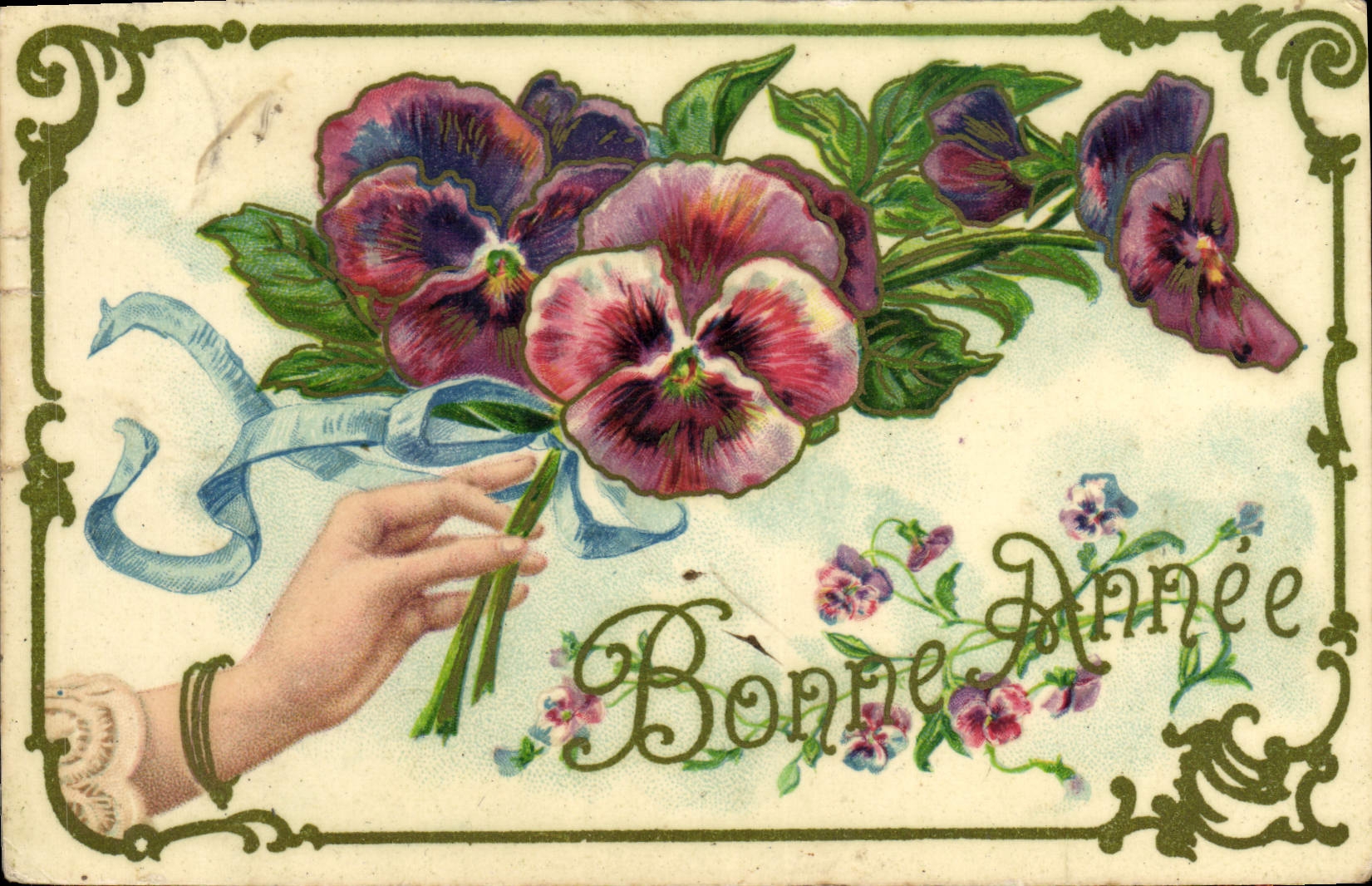 CPA Fantaisie Fleurs 