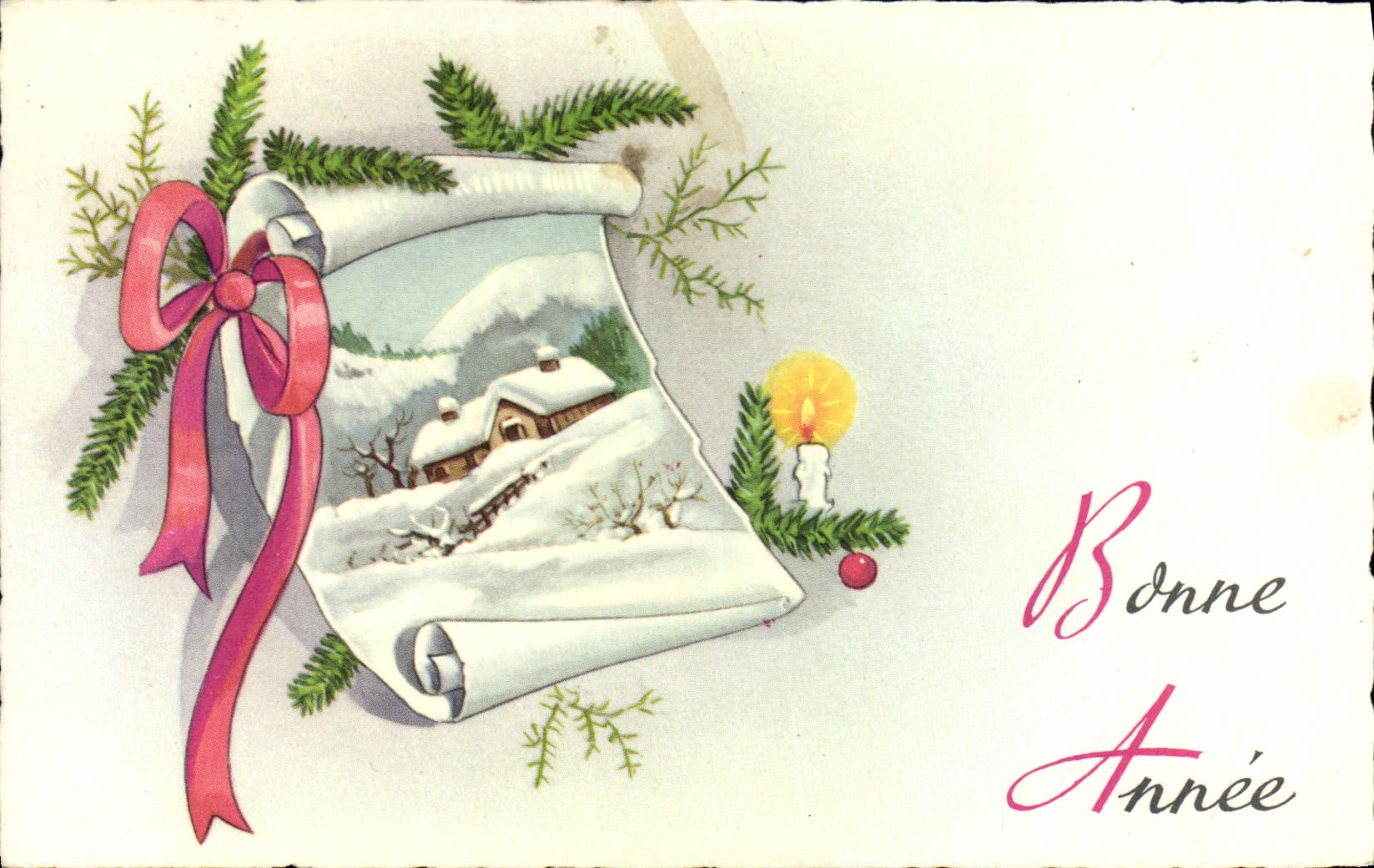 CPA Fantaisie Bonne annee