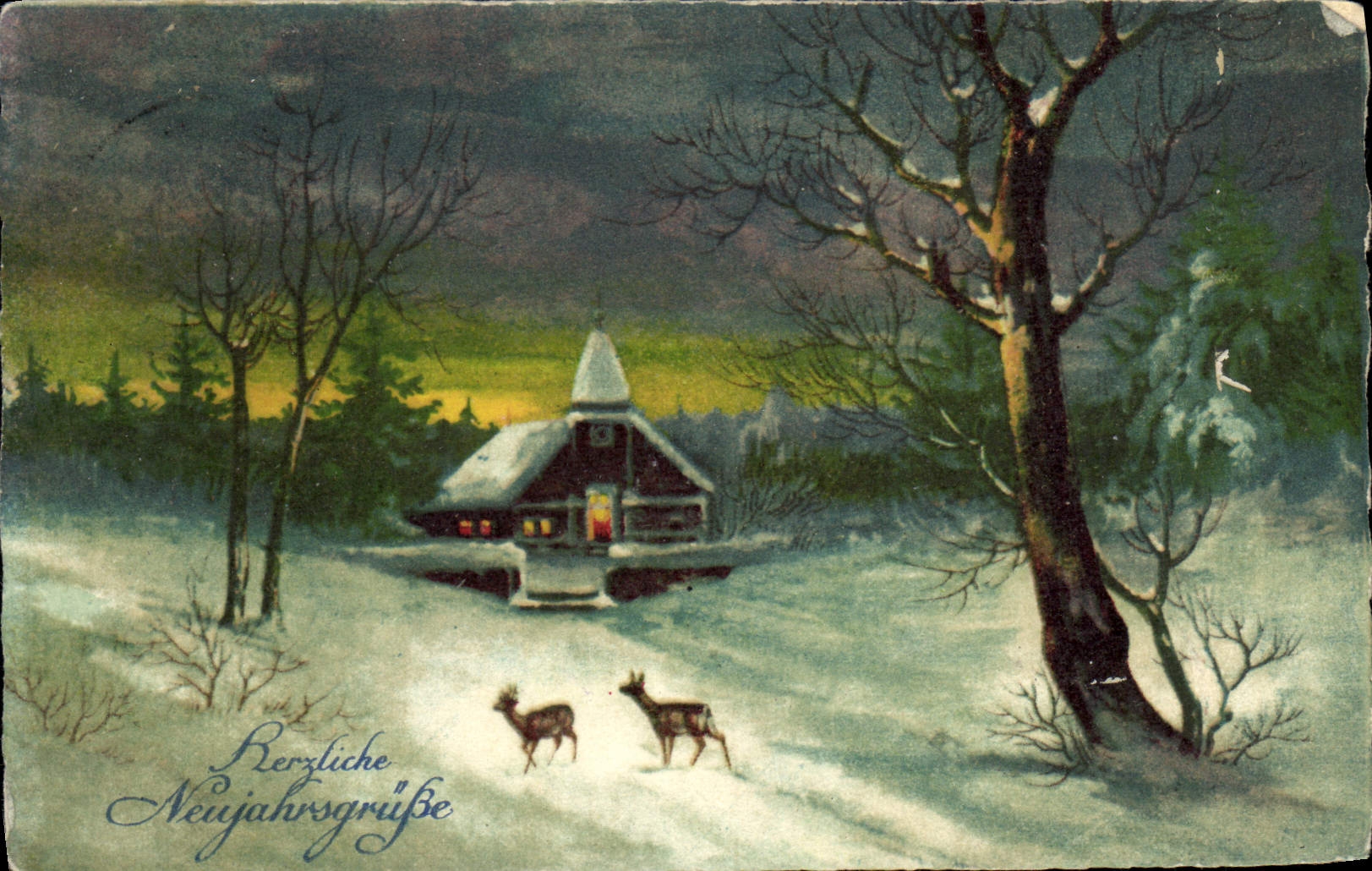 CPA Fantaisie Bonne annee