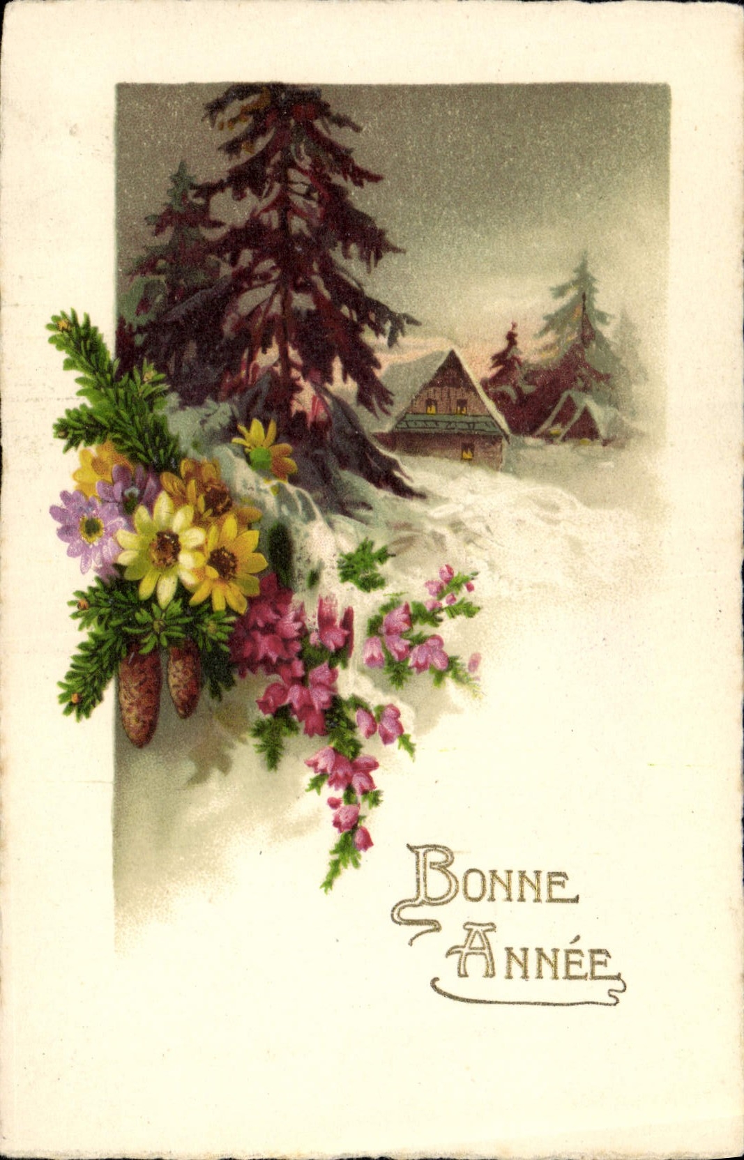 CPA Fantaisie Bonne annee