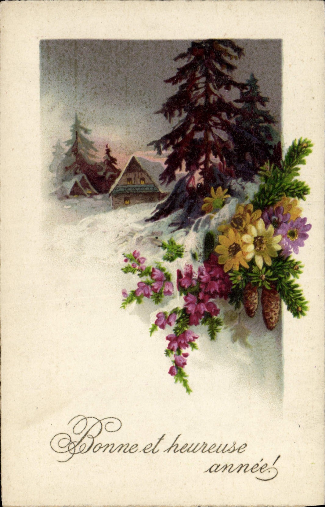 CPA Fantaisie Fleurs