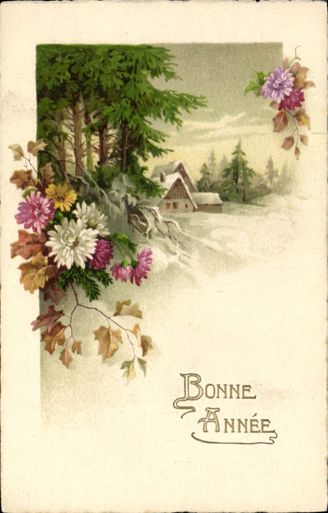 CPA Fantaisie Fleurs