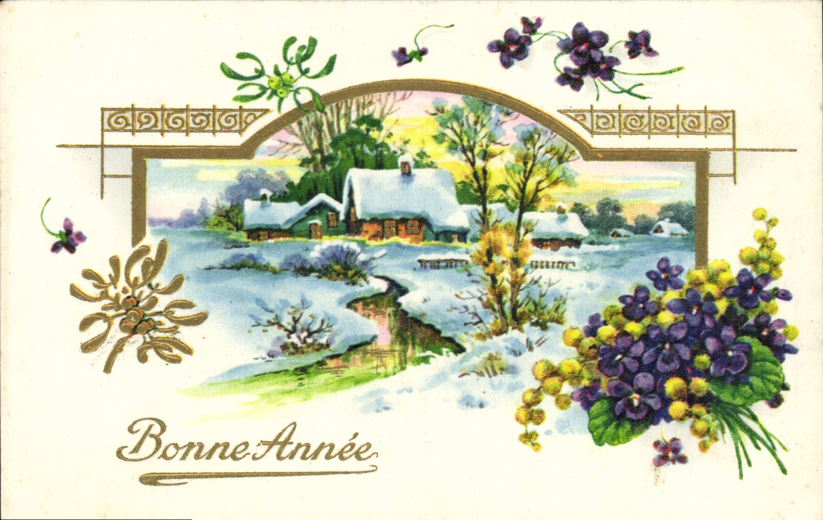 CPA Fantaisie Fleurs