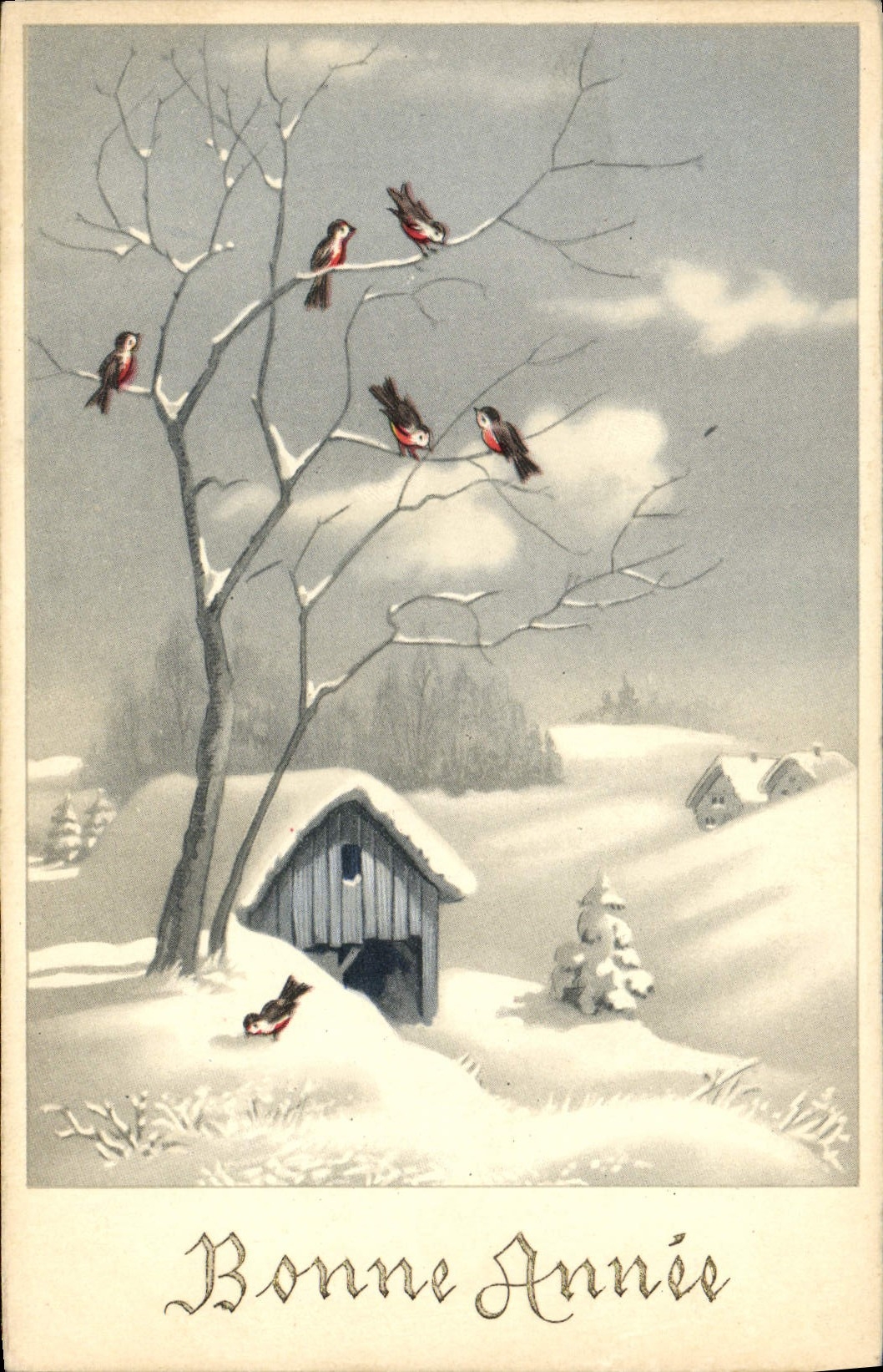 CPA Fantaisie Bonne annee