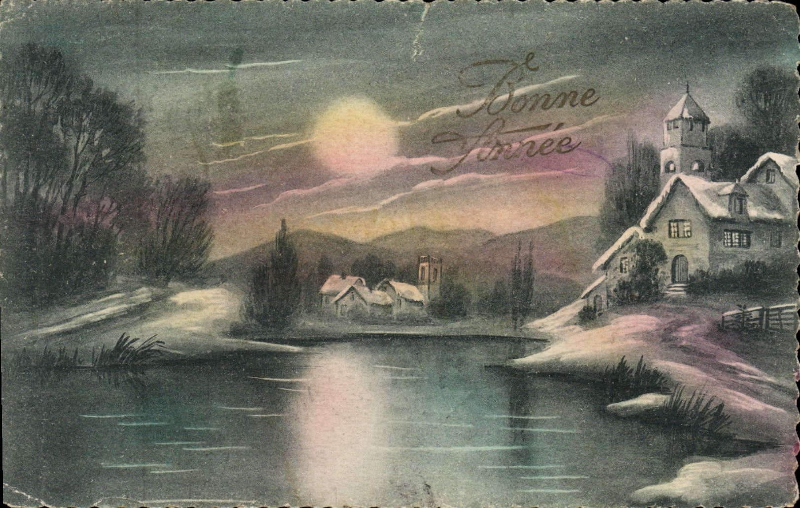 CPA Fantaisie Bonne annee