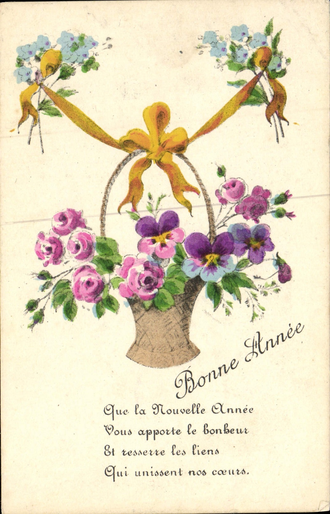 CPA Fantaisie Fleurs