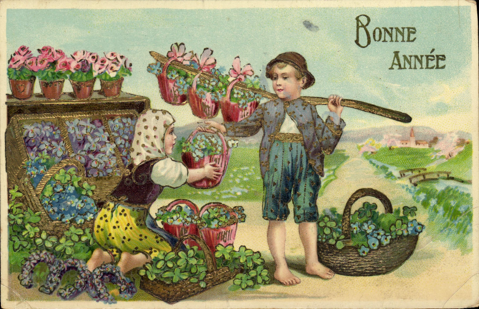 CPA Fantaisie Enfants