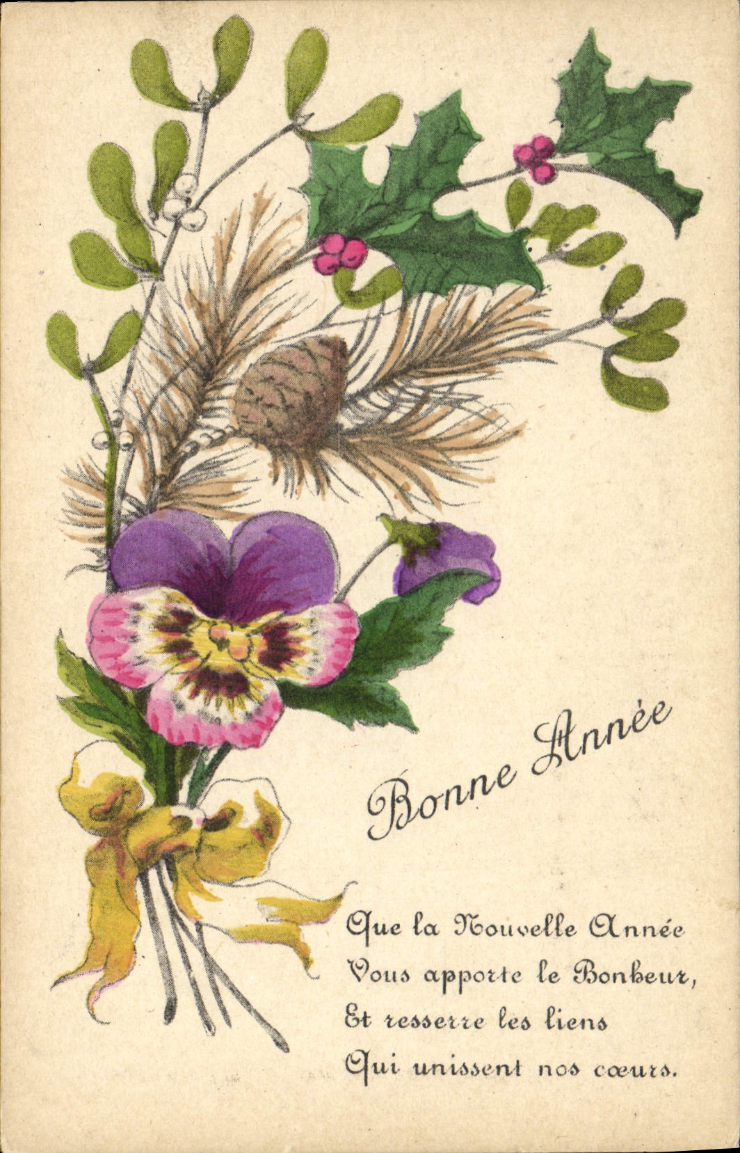 CPA Fantaisie Fleurs 