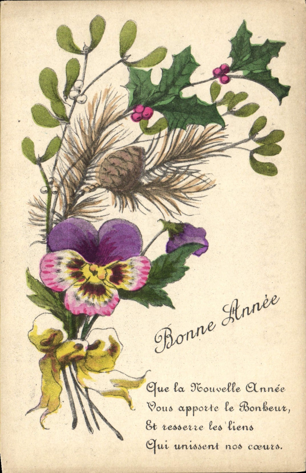 CPA Fantaisie Fleurs