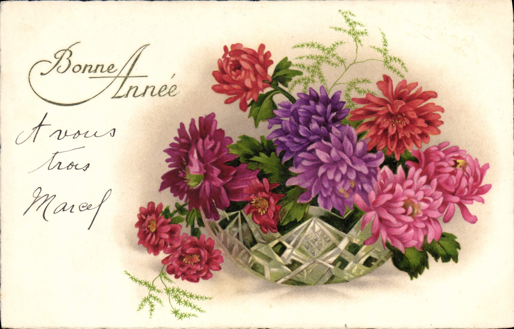 CPA Fantaisie Fleurs