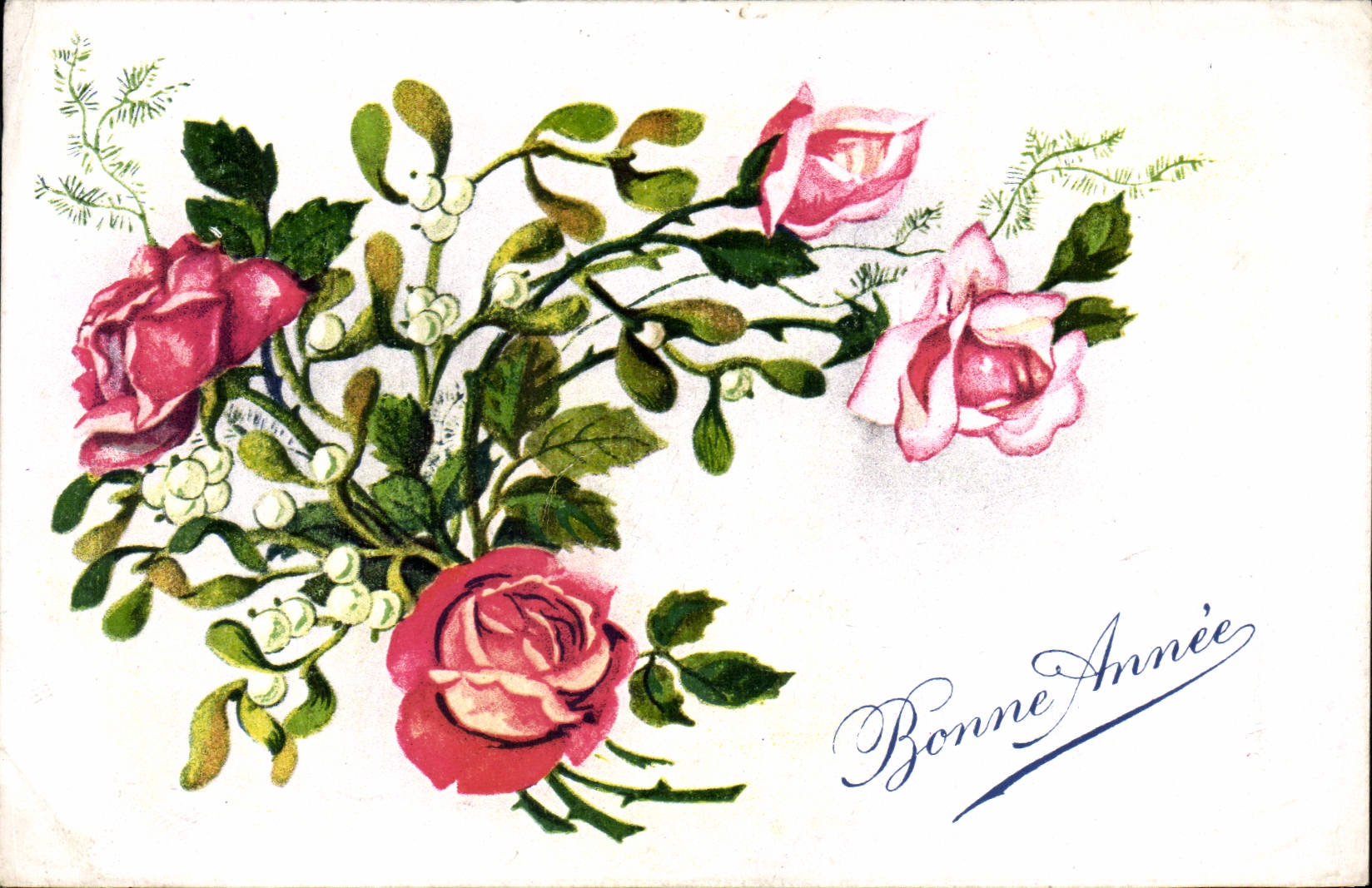 CPA Fantaisie Fleurs