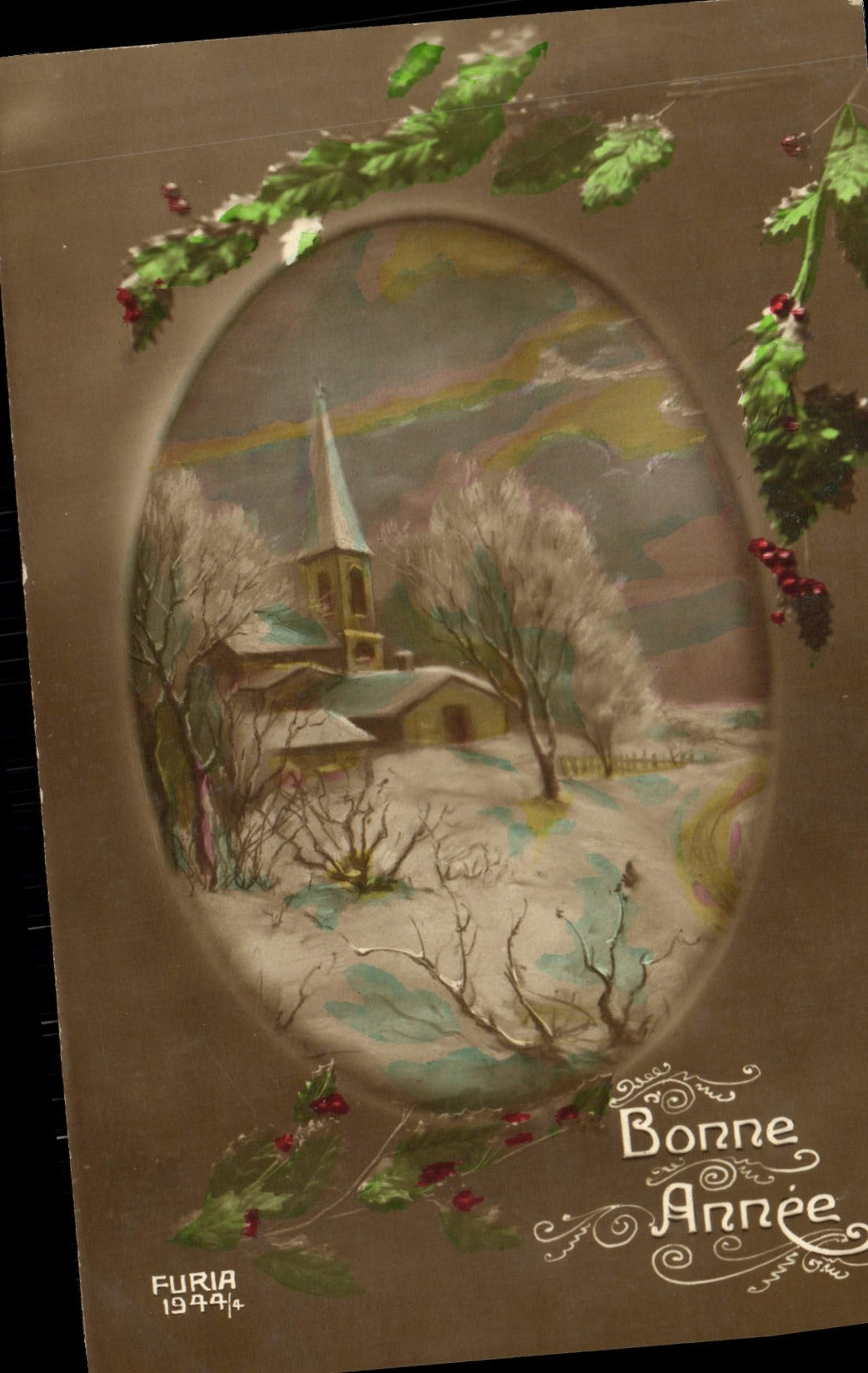 CPA Fantaisie Bonne annee