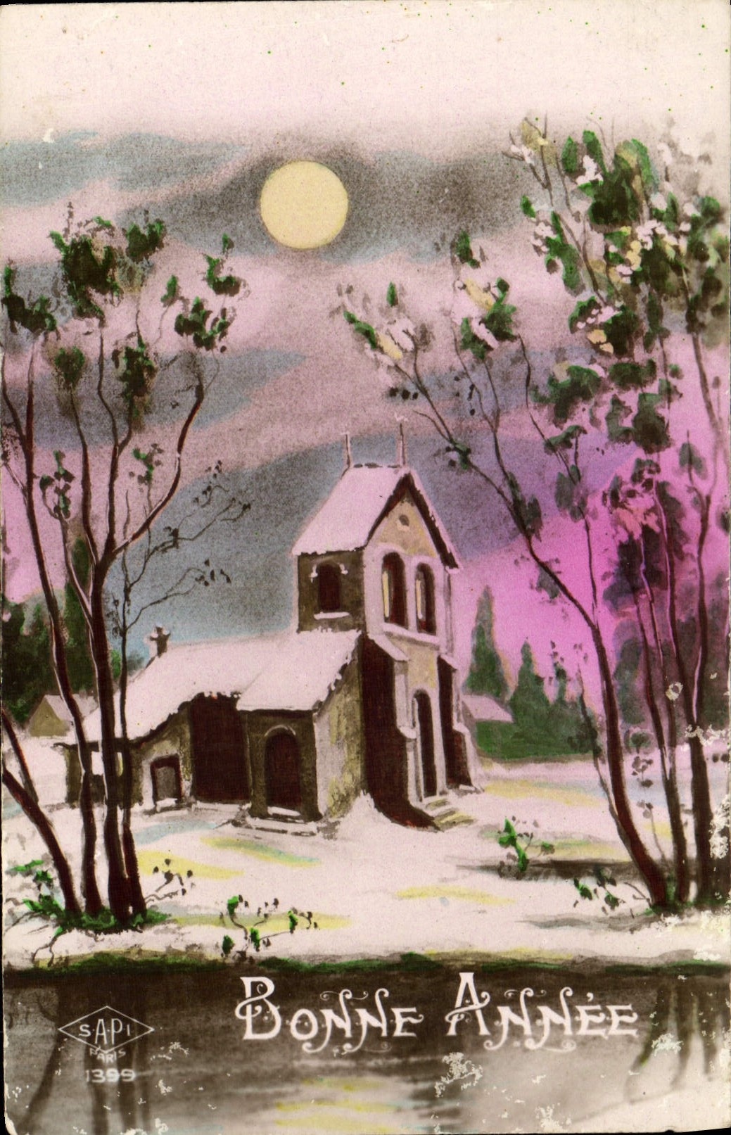 CPA Fantaisie Bonne annee