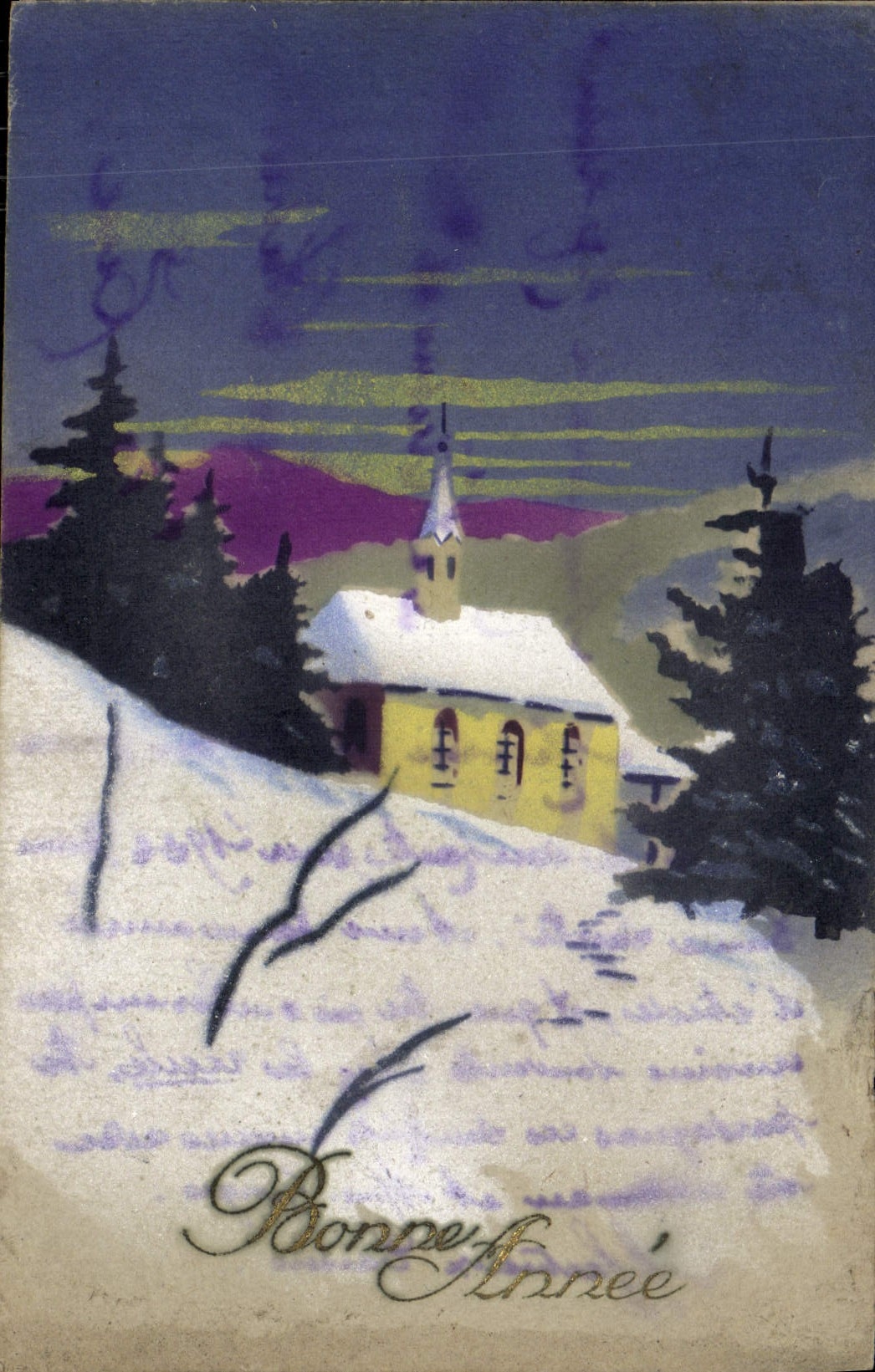 CPA Fantaisie Bonne annee