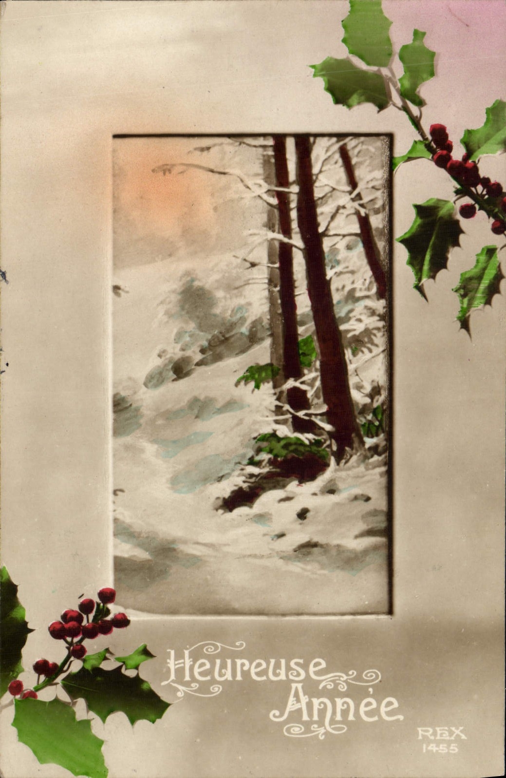 CPA Fantaisie Bonne annee