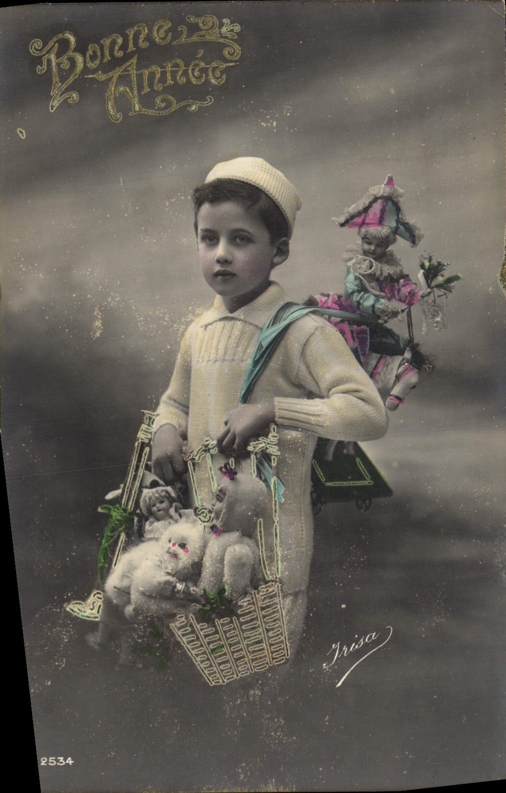 CPA Fantaisie Enfants Poupee