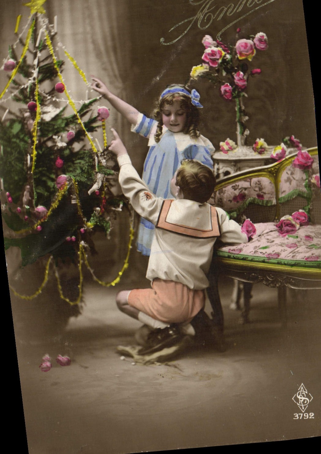 CPA Fantaisie Enfants Noel