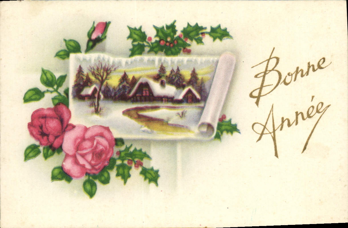 CPA Fantaisie Bonne annee