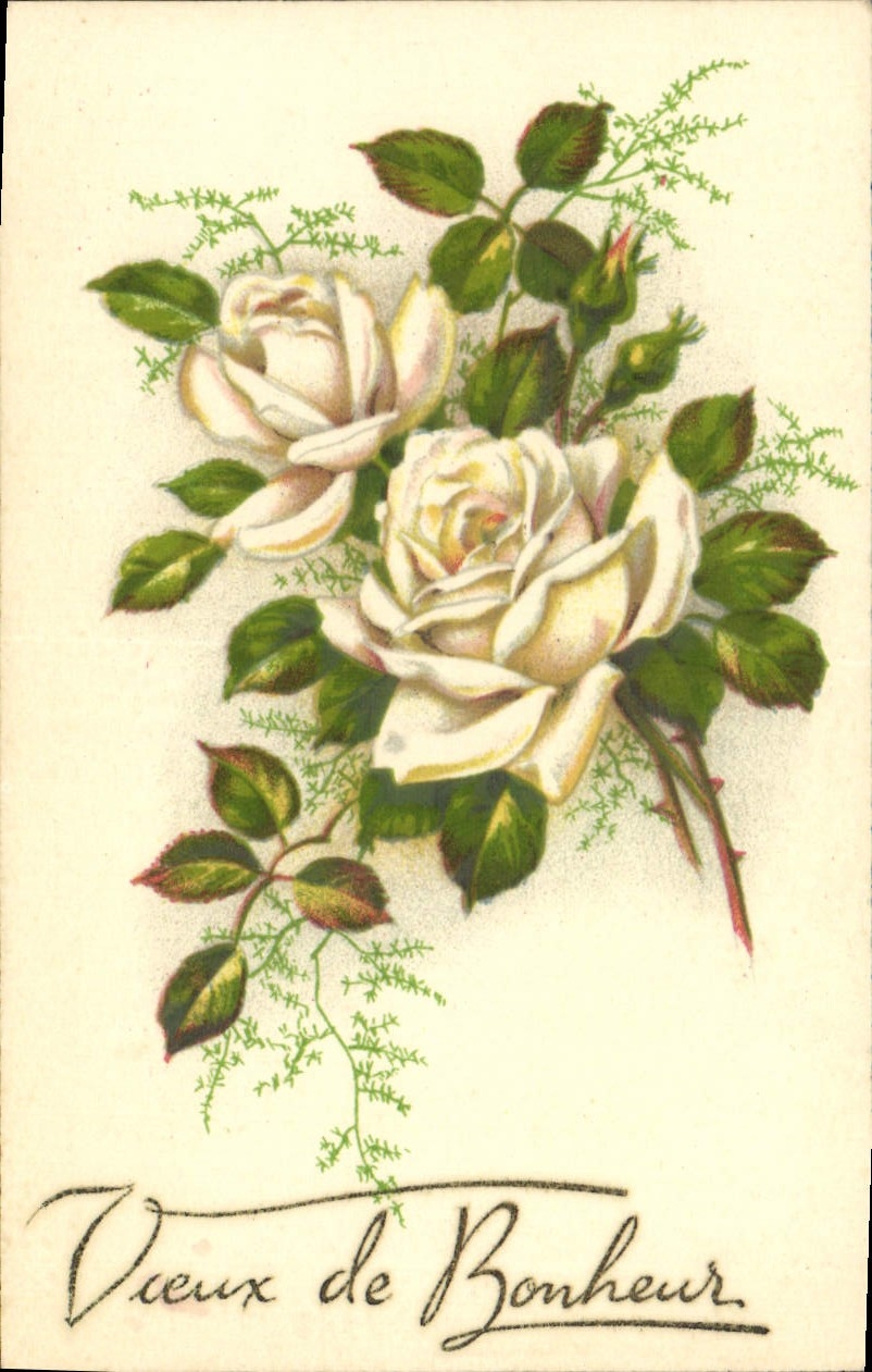 CPA Fantaisie Fleurs