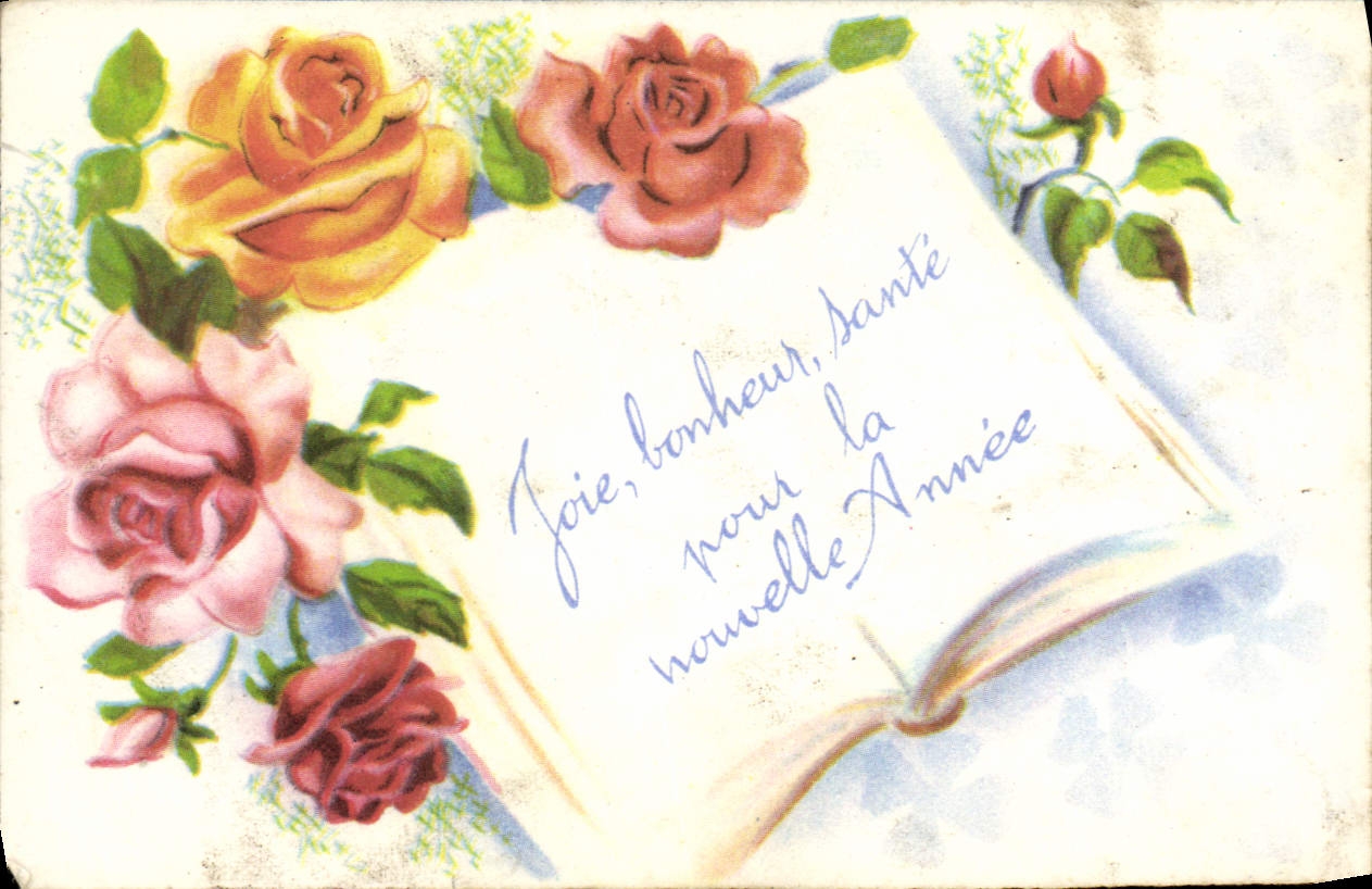 CPA Fantaisie Fleurs