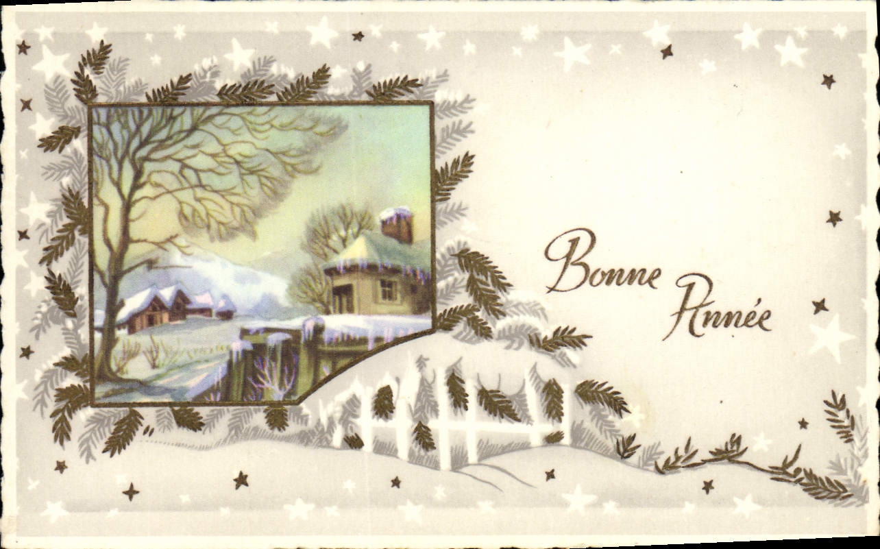 CPA Fantaisie Bonne annee