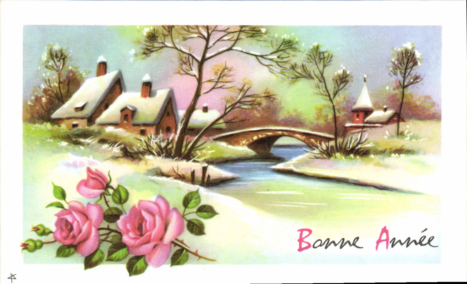 CPA Fantaisie Bonne annee