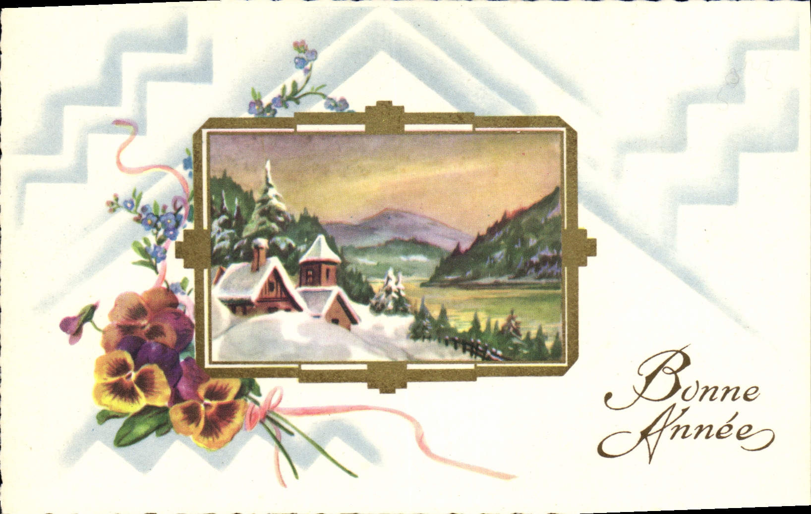 CPA Fantaisie Bonne annee