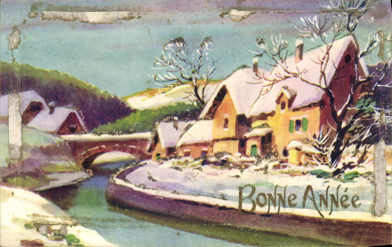 CPA Fantaisie Bonne annee