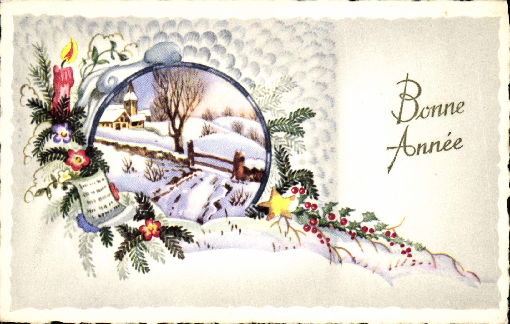 CPA Fantaisie Bonne annee
