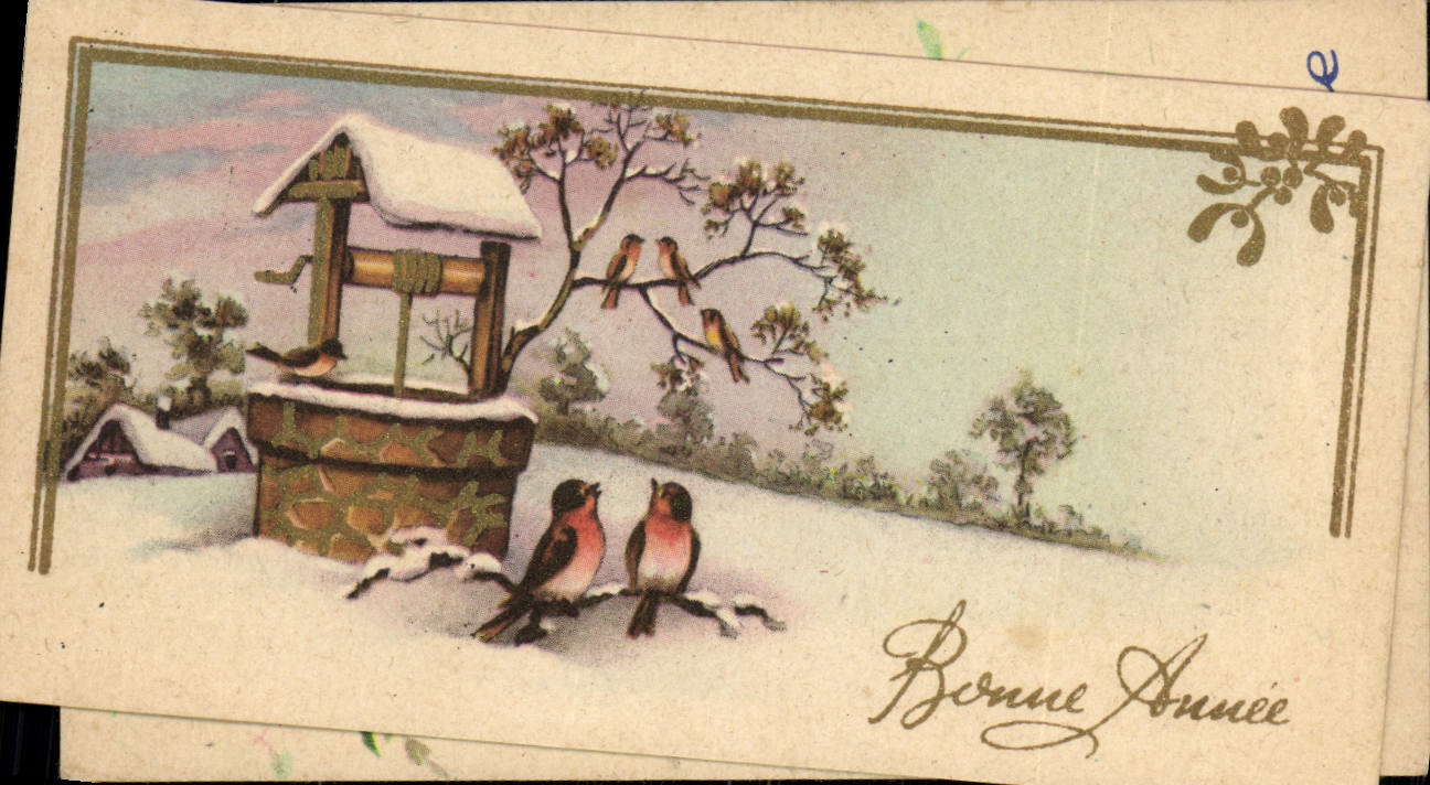 CPA Fantaisie Bonne annee