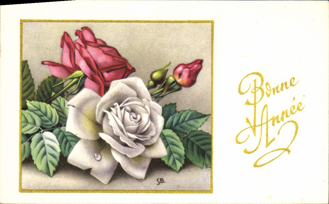 CPA Fantaisie Bonne annee