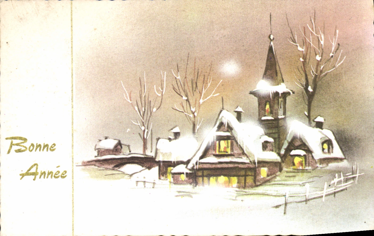 CPM Fantaisie Bonne annee