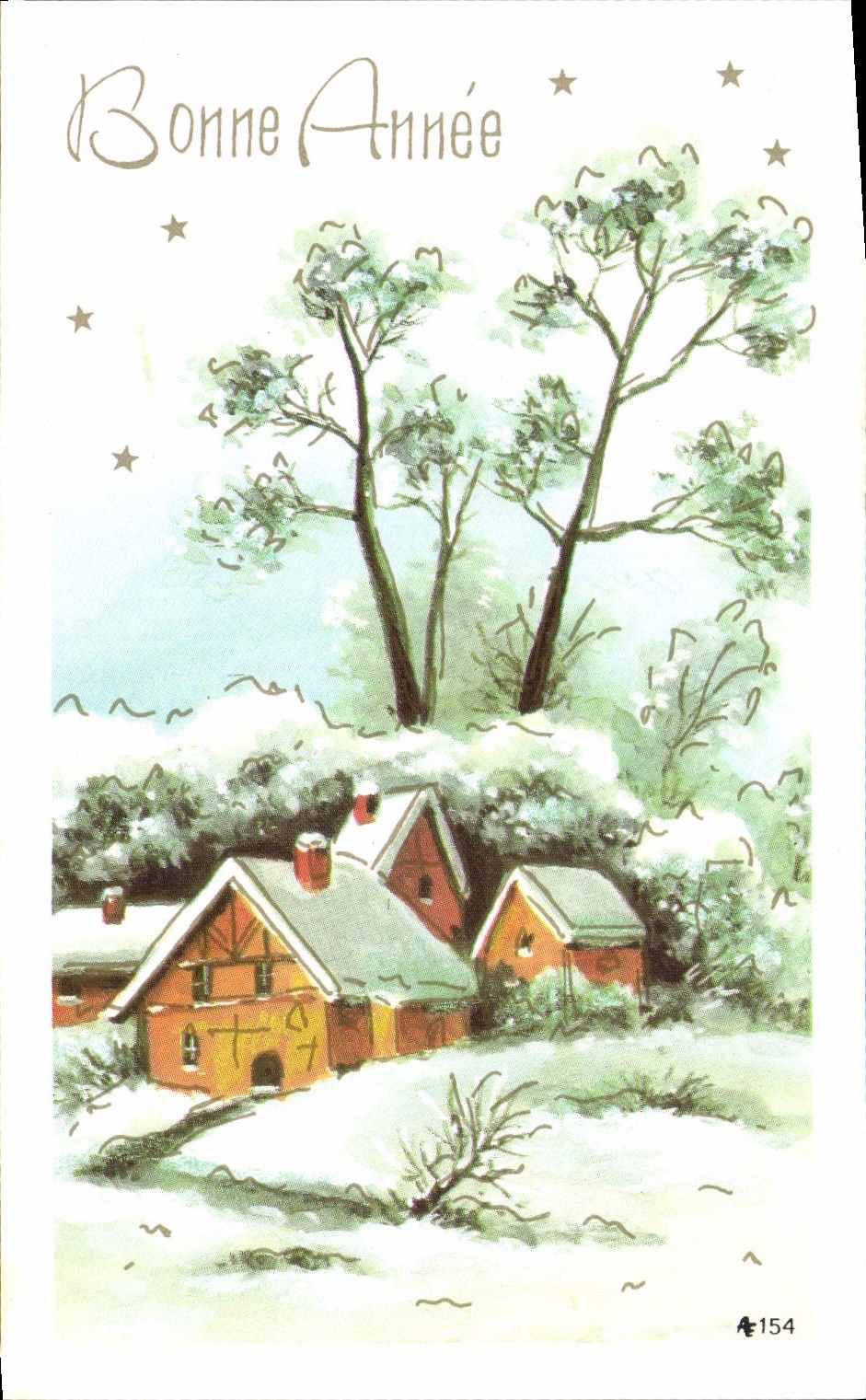 CPM Fantaisie Bonne annee