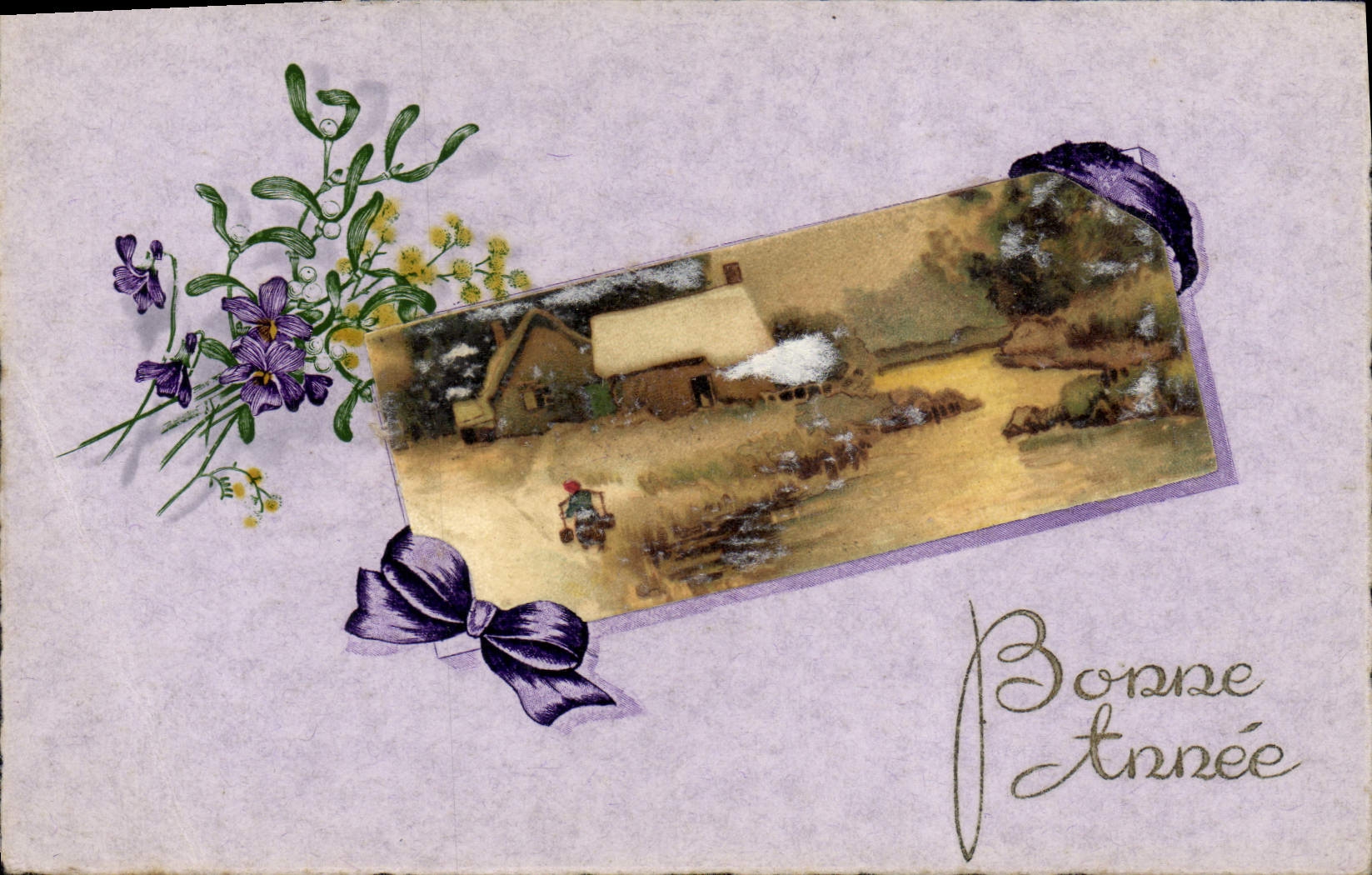 CPA Fantaisie Bonne annee