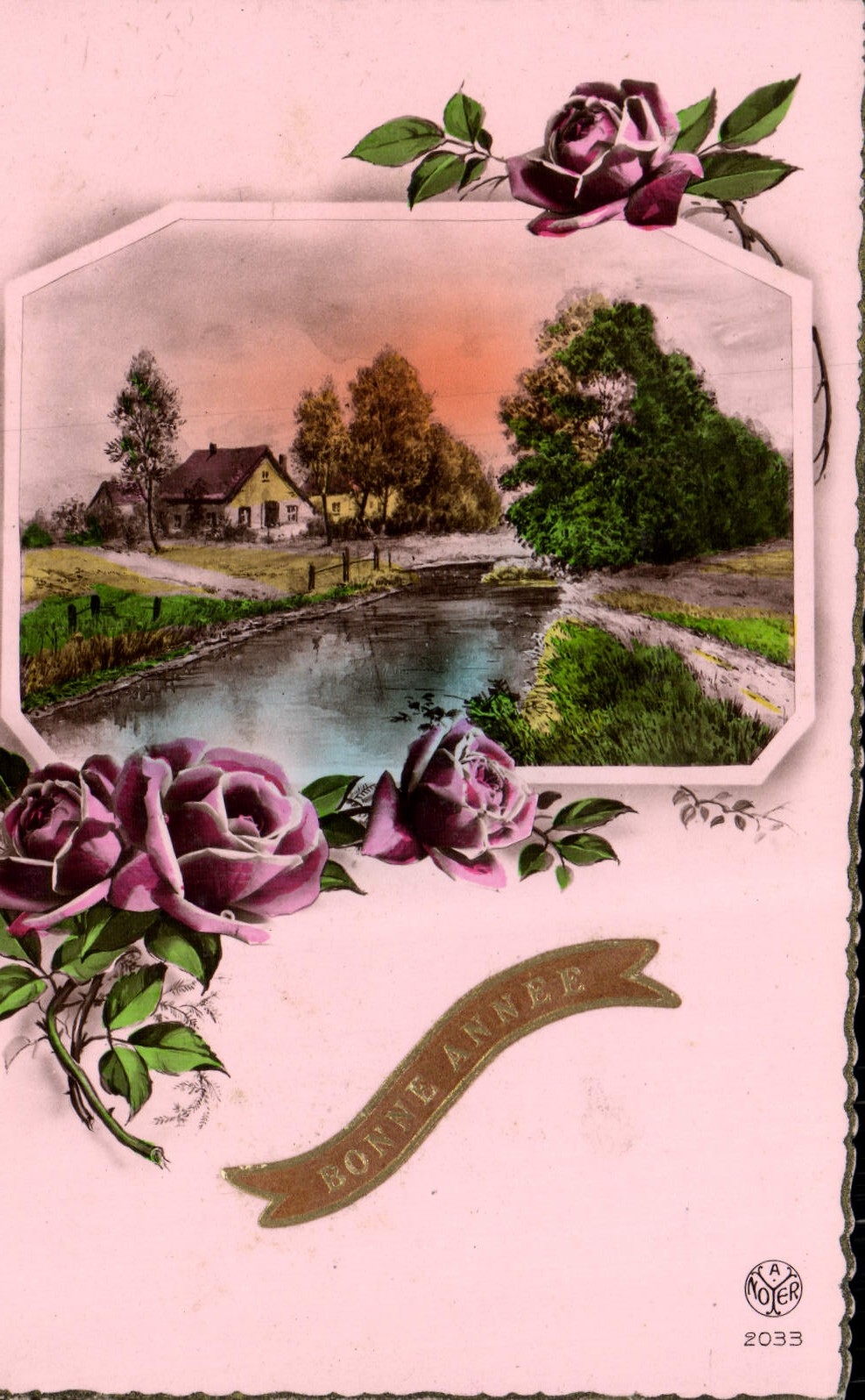 CPA Fantaisie Bonne annee