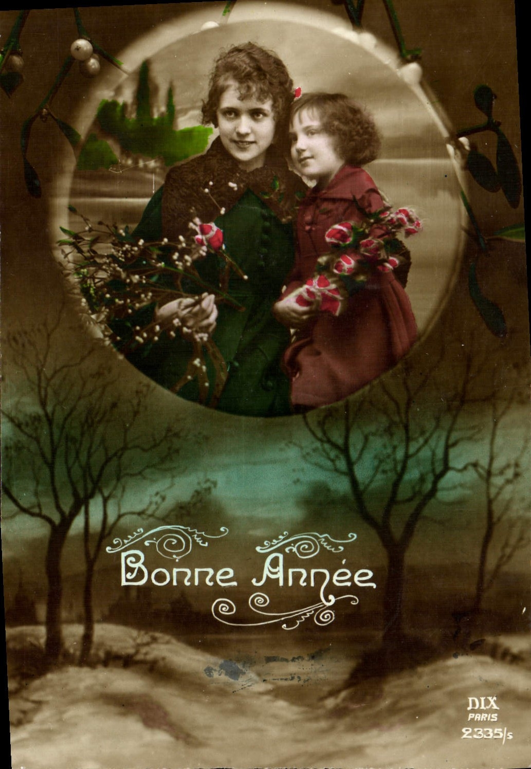 CPA Fantaisie Femme enfant