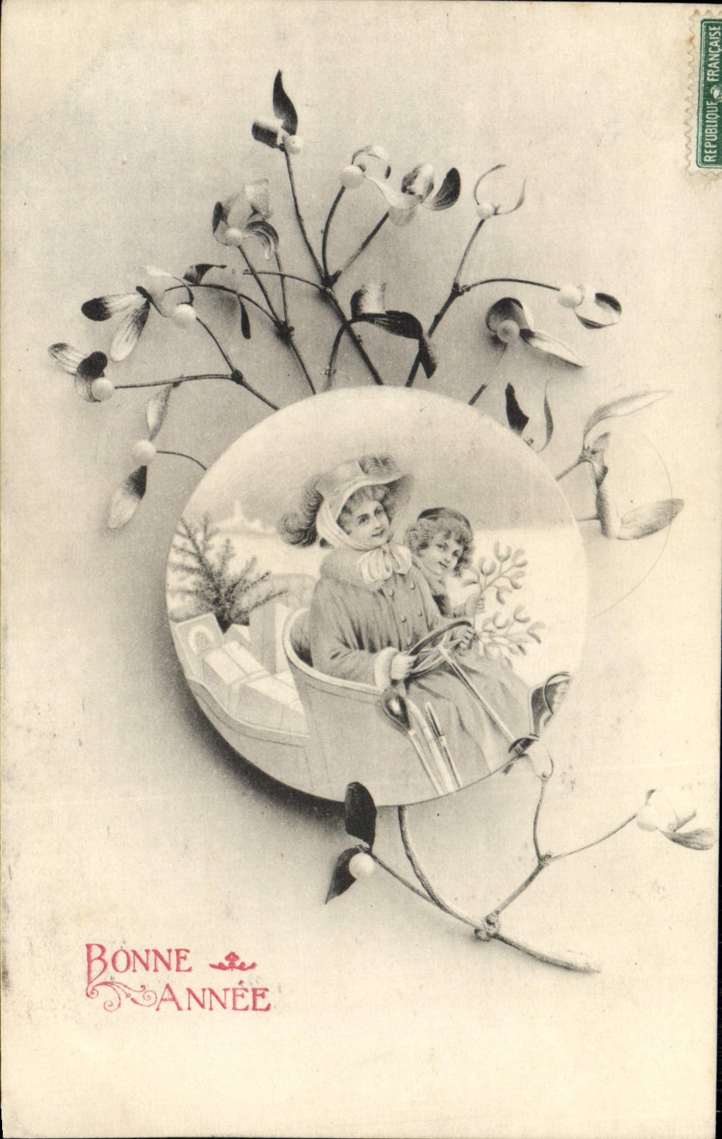 CPA Fantaisie Femme et enfant