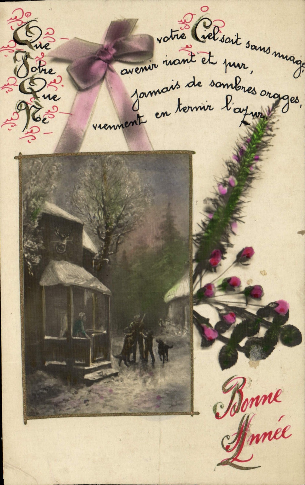 CPA Fantaisie Bonne annee