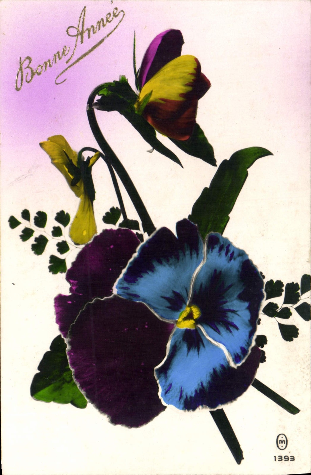 CPA Fantaisie Fleurs