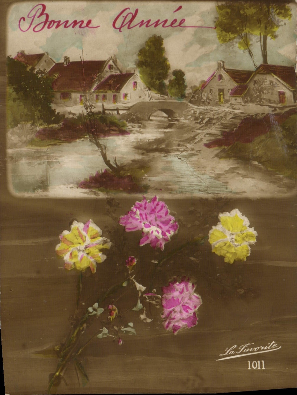 CPA Fantaisie Bonne annee