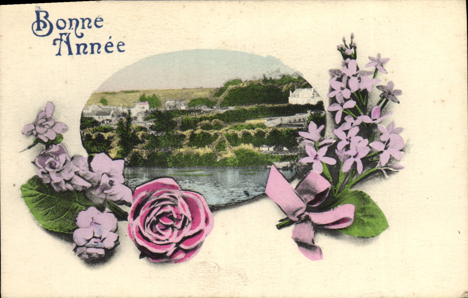 CPA Fantaisie Fleurs